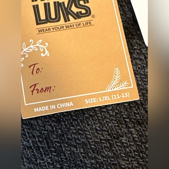 Muk Luks Men's Black Socks - Picture 5 of 5